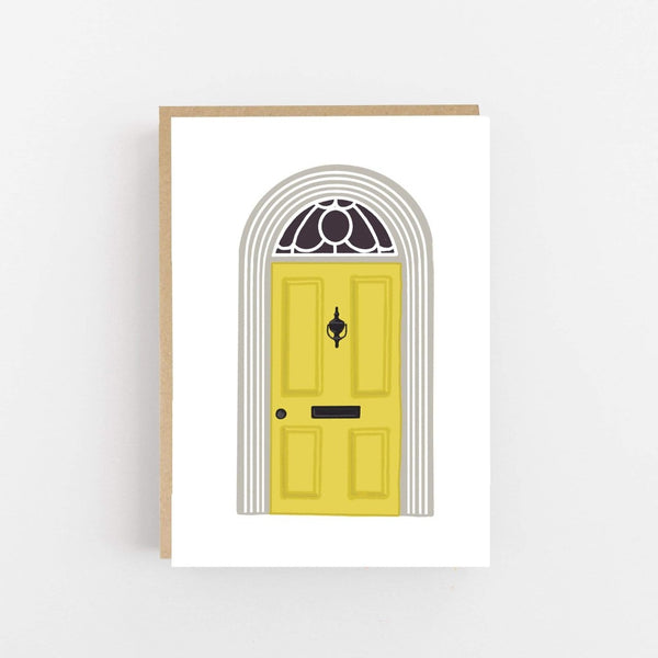 Yellow Door New Home Greeting Card - Lomond Paper Co Braw Wee Emporium