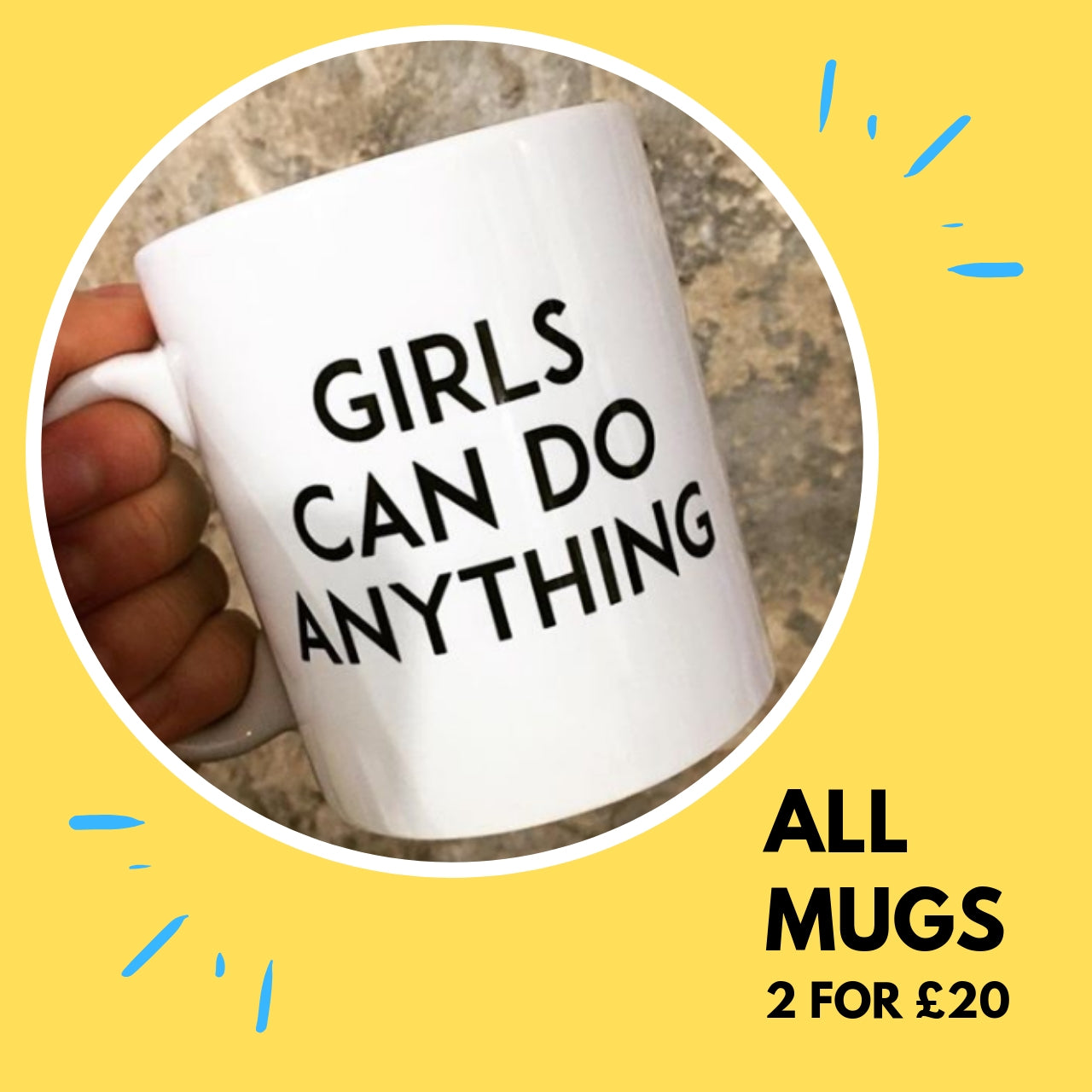2 mugs for £20 at Braw Wee Emporium