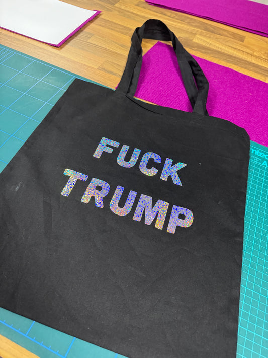 F**k Trump Cotton Tote- Braw Wee Emporium