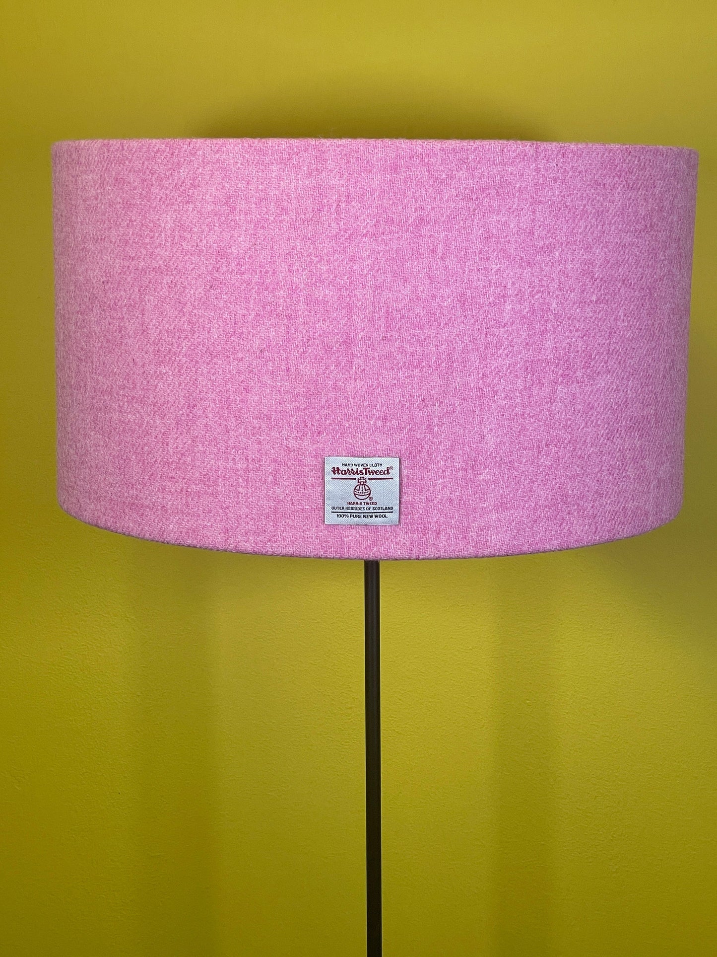 Pink Harris Tweed Lamp Shade Braw Wee Emporium