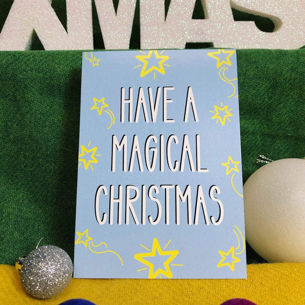 Have a Magical Christmas Card - Erin Rose Designs Braw Wee Emporium