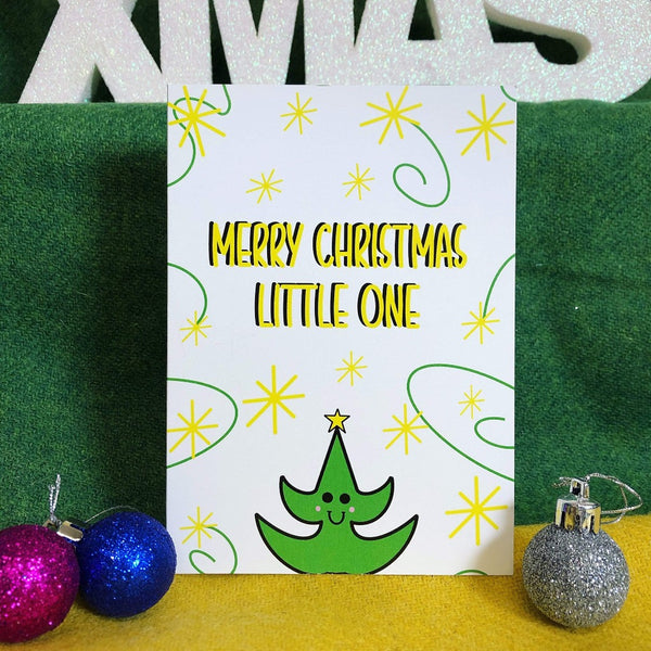 Merry Christmas Little One Card - Erin Rose Designs Braw Wee Emporium