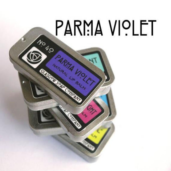 Parma Violet Lip Balm - Glasgow Soap Company Braw Wee Emporium