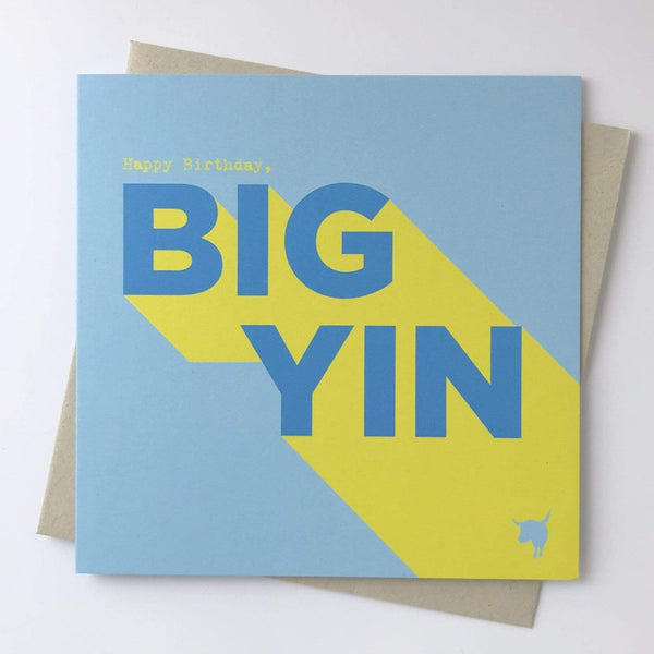 Happy Birthday Big Yin Greeting Card - Hiya Pal - Braw Wee Emporium Braw Wee Emporium