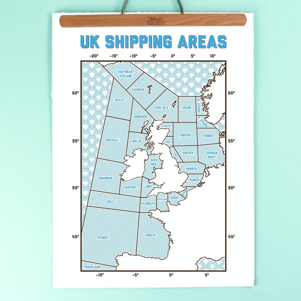 UK Shipping Areas Print - Kate & The Ink Braw Wee Emporium