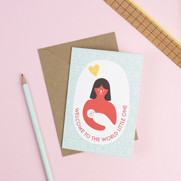 New Baby card - Kate & The Ink Braw Wee Emporium