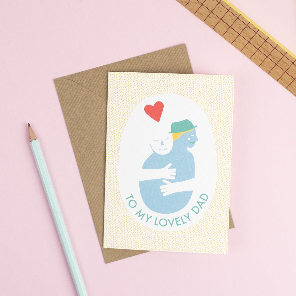 Lovely Dad card - Kate & The Ink Braw Wee Emporium