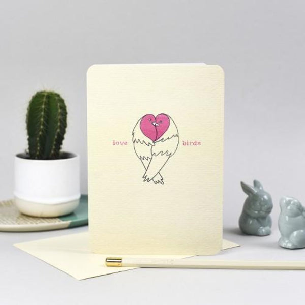 Love Birds Greeting Card - Softly Spoken Braw Wee Emporium