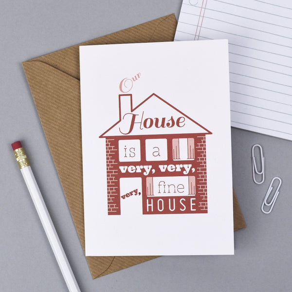 Our House Warming Card - Kate & The Ink Braw Wee Emporium