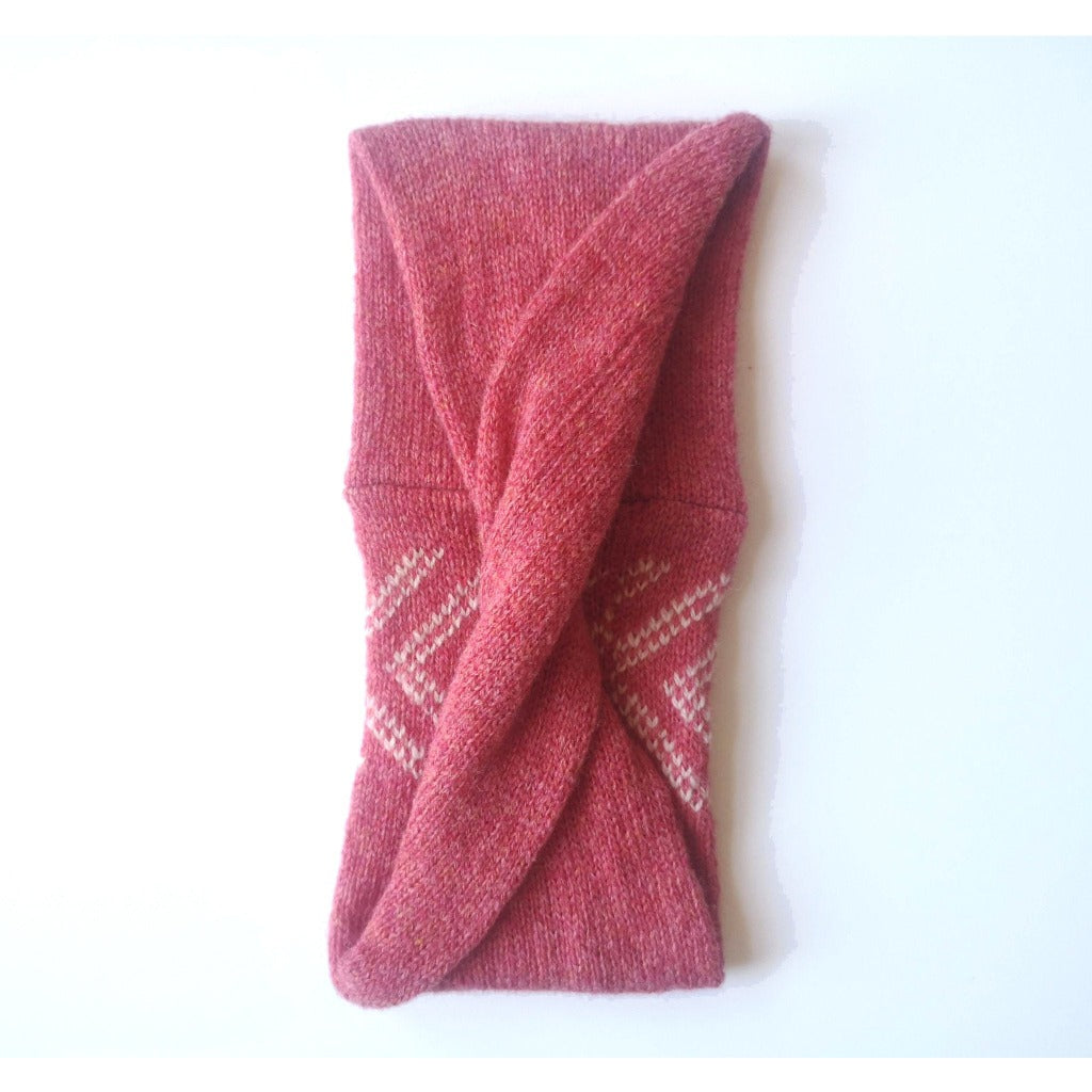 Pink Ziggy Headband - K Moods Knitwear Braw Wee Emporium