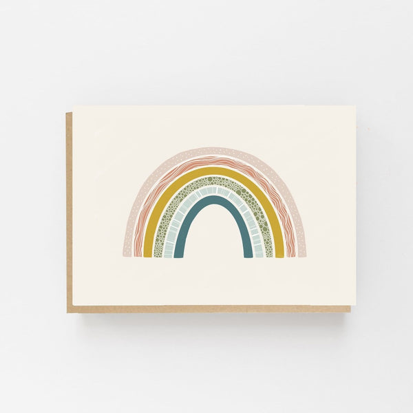Rainbow Greeting Card - Lomond Paper Co Braw Wee Emporium