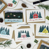 Scandi Houses Christmas Card Pack- Lomond Paper Co Braw Wee Emporium