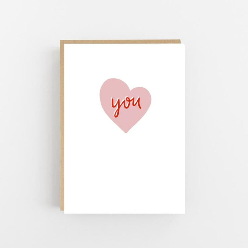 You - Heart Greeting Card - Lomond Paper Co Braw Wee Emporium