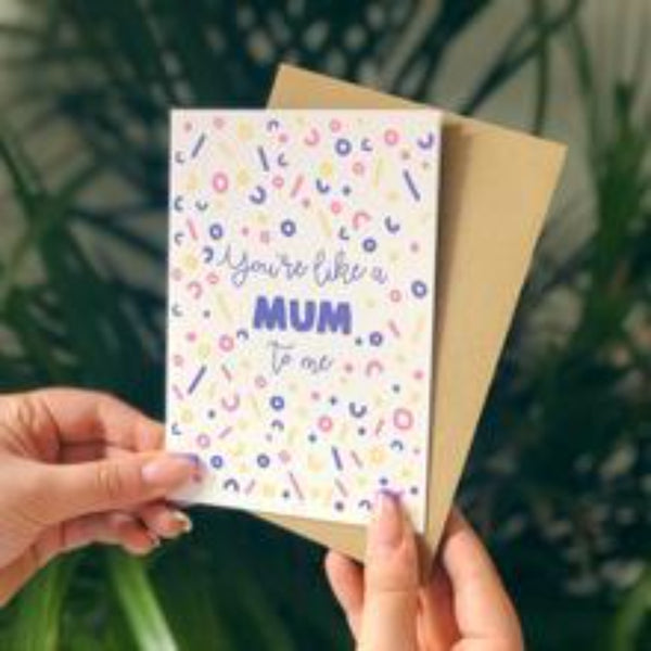 Like a Mum To Me Card - XOXO Designs by Ruth Braw Wee Emporium