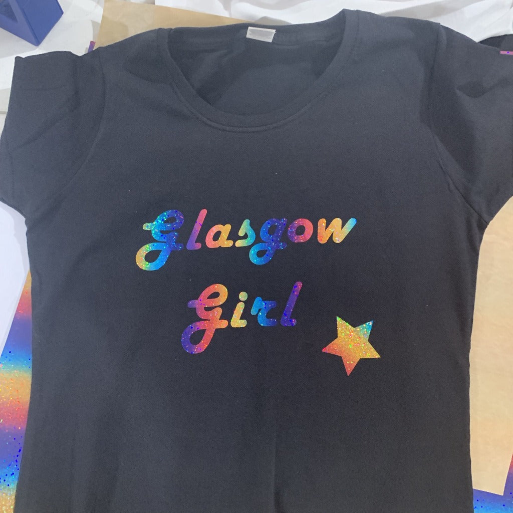 Glasgow Girl T.shirt - Braw Wee Emporium Braw Wee Emporium