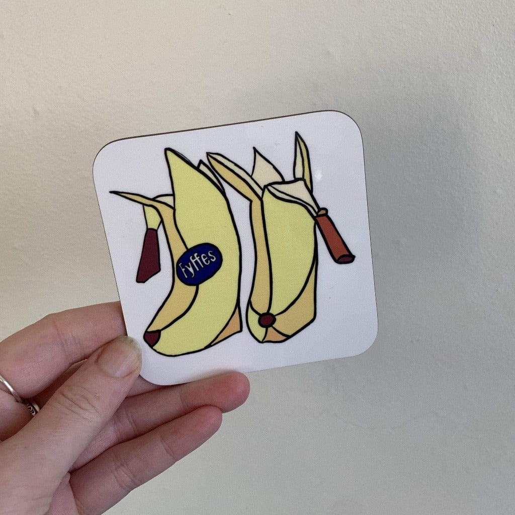 Billy Connolly Banana Boots Coaster - Braw Wee Emporium Braw Wee Emporium