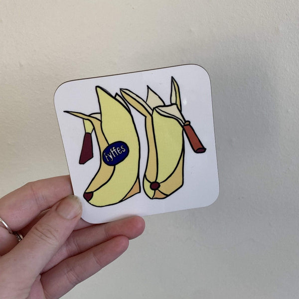 Billy Connolly Banana Boots Coaster - Braw Wee Emporium Braw Wee Emporium