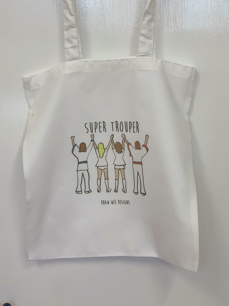 Super Trouper Tote Bag - Braw Wee Emporium Braw Wee Emporium