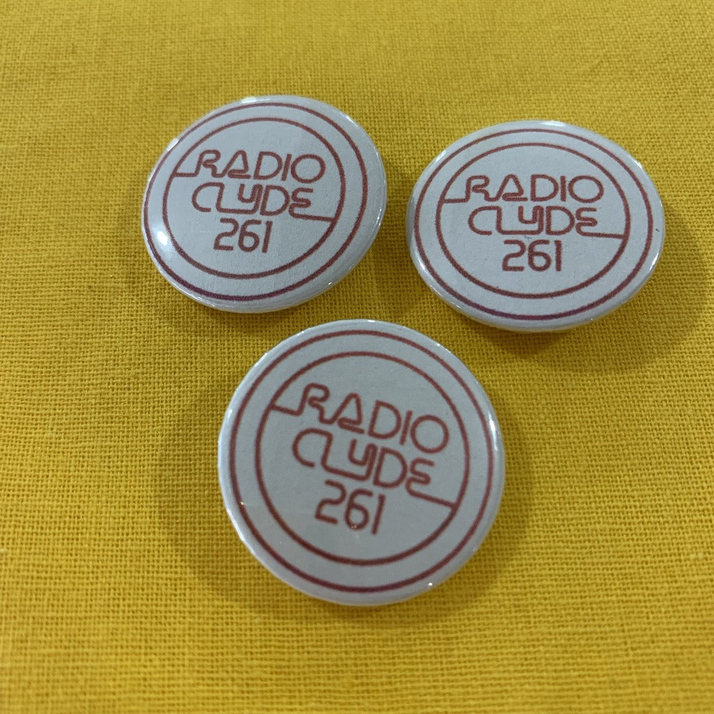 Replica Radio Clyde 261 Badge - Braw Wee Emporium Braw Wee Emporium