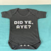 Did Ye, Aye? Holographic Baby Grow - Braw Wee Emporium Braw Wee Emporium
