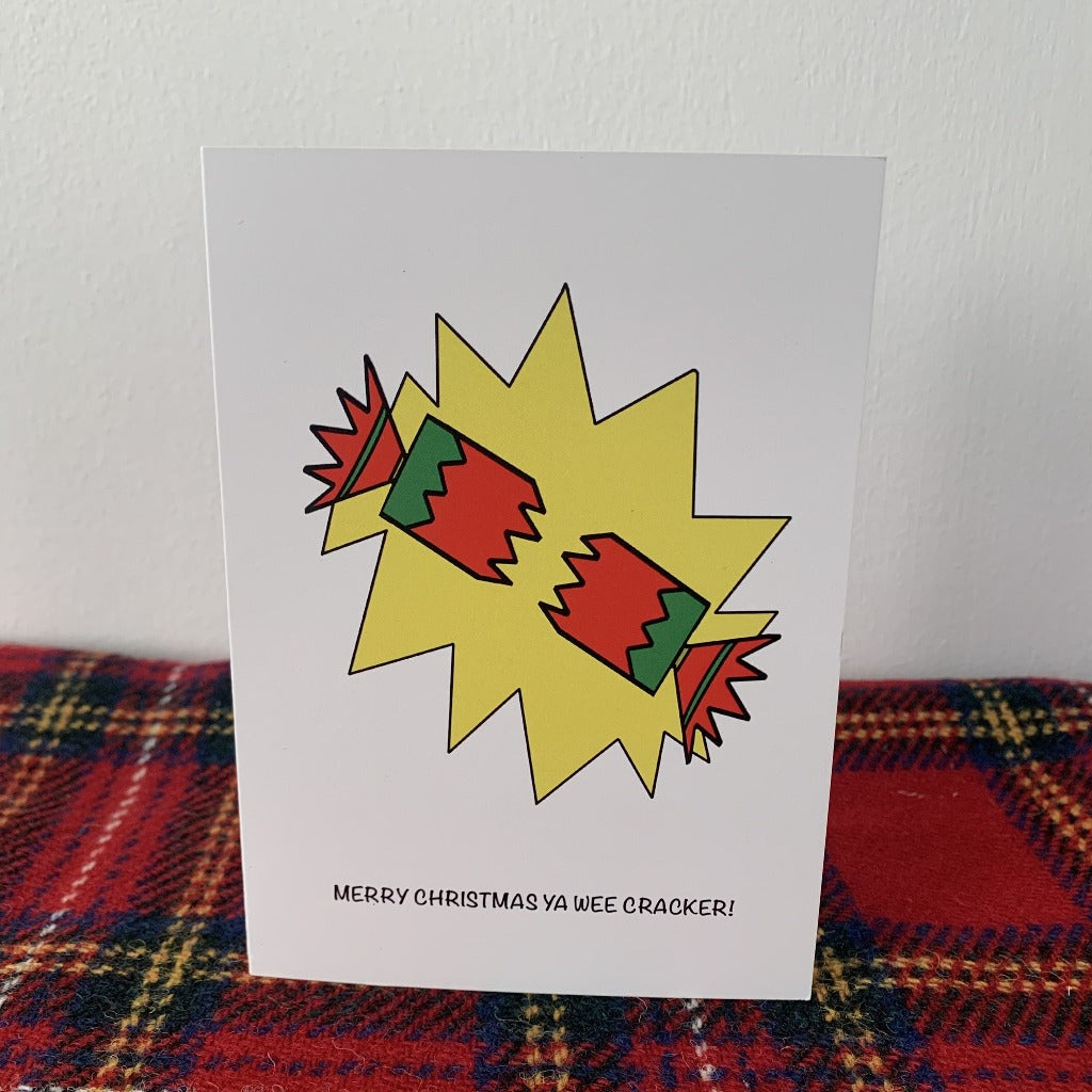 Have A Cracking Christmas Greeting Card - Erin Rose Designs Braw Wee Emporium