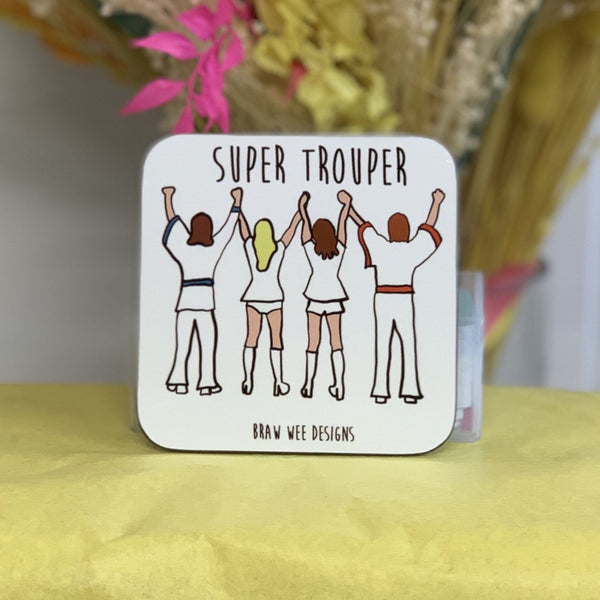 Super Trouper Coaster - Braw Wee Emporium Braw Wee Emporium