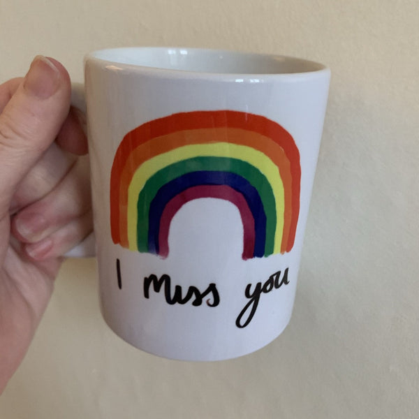 I Miss You Rainbow Mug - Braw Wee Emporium Braw Wee Emporium