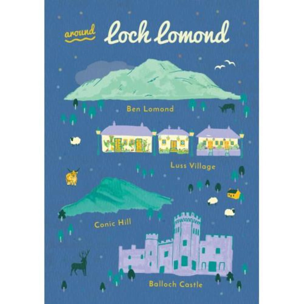 Loch Lomond Card - Haste Ye Back Braw Wee Emporium