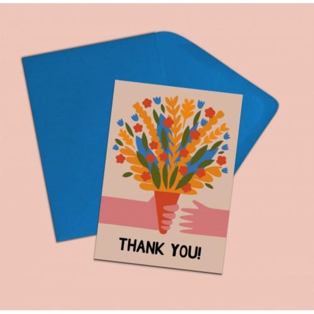'Thank You' card - Hazel Dunn Braw Wee Emporium