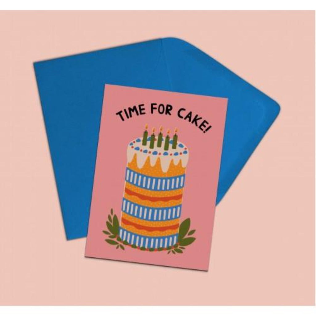 Time for Cake Card - Hazel Dunn Braw Wee Emporium